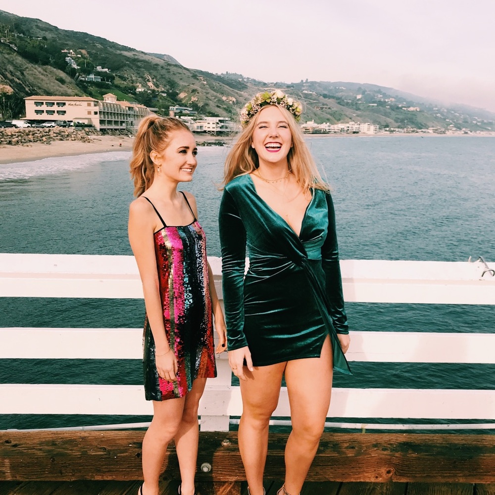 Green Velvet Formal Dress